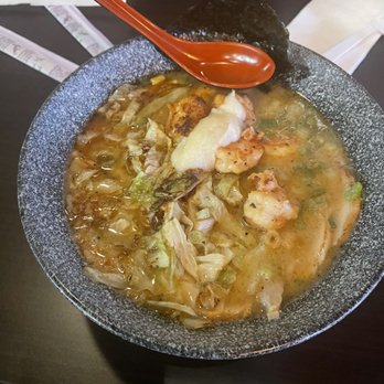 Kami Ramen Bar - Tonkotsu Black Ramen with shrimp and cabbage - Ramen Near Me - Memphis, Tennessee Kami Ramen Bar - Tonkotsu Black Ramen with shrimp and cabbage - Ramen Near Me - Memphis, Tennessee