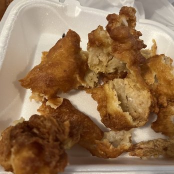Gator's Dockside Spring Hill - The batter I peeled off YUCK - Sports Bars Near Me - Spring Hill, Florida