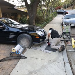 Ricky, the master of bumper repair, working his magic! Ricky, the master of bumper repair, working his magic!
