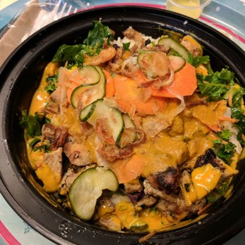 INDAY - Golden Curry Chicken (Gluten Free & Dairy Free), grilled chicken with tumeric lemongrass sauce. Salad & pickled veggies. - Gluten-Free Near Me - New York, New York