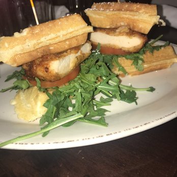 Syrup Downtown - Fried chicken waffle slider - Breakfast & Brunch Near Me - Denver, Colorado