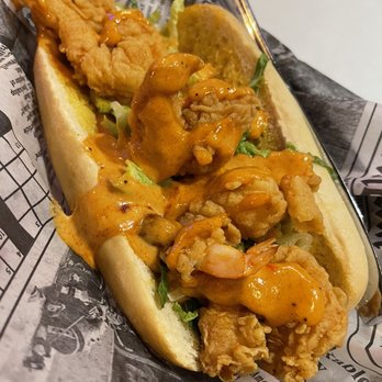 The Tangy Crab - Shrimp Po Boy - Seafood Near Me - Lansing, Michigan The Tangy Crab - Shrimp Po Boy - Seafood Near Me - Lansing, Michigan