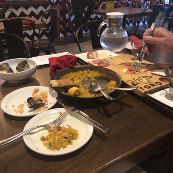 Toro Kitchen + Bar - Remnants of our first courses and our Paella. - Tapas Bars Near Me - San Antonio, Texas Toro Kitchen + Bar - Remnants of our first courses and our Paella. - Tapas Bars Near Me - San Antonio, Texas