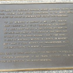 Old Franklin Delano Roosevelt Memorial