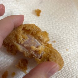 Steak ’n Shake - Raw chicken strip from Steak n' Shake kids meal