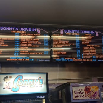 Sonny's Drive In - Menu - Burgers Near Me - Brampton, Ontario Sonny's Drive In - Menu - Burgers Near Me - Brampton, Ontario