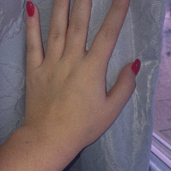 V Nails - Red coffin shaped dipped nails recommend coming here Great service! - Nail Salons Near Me - East Liverpool, Ohio V Nails - Red coffin shaped dipped nails recommend coming here Great service! - Nail Salons Near Me - East Liverpool, Ohio