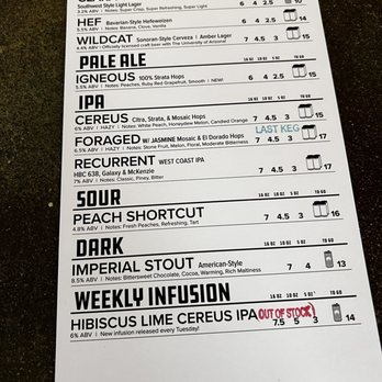 Pueblo Vida Brewing - Menu - Breweries Near Me - Tucson, Arizona Pueblo Vida Brewing - Menu - Breweries Near Me - Tucson, Arizona