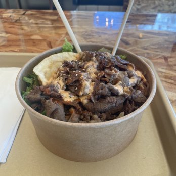 Bulgogi Hustle - Bulgogi Bowl spicy level 4 - Korean Near Me - Lacey, Washington Bulgogi Hustle - Bulgogi Bowl spicy level 4 - Korean Near Me - Lacey, Washington