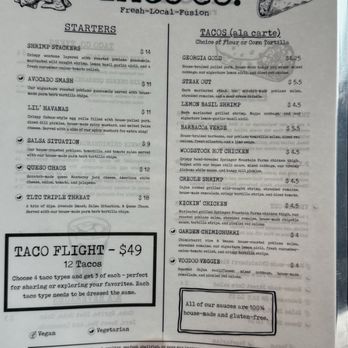 Towne Lake Taco - Menu - Desserts Near Me - Woodstock, Georgia Towne Lake Taco - Menu - Desserts Near Me - Woodstock, Georgia