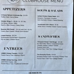 Menu Menu