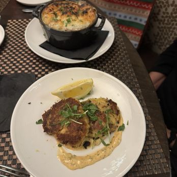 Hideaway Steakhouse - French Onion soup with Jumbo-Lump Crab Cakes - Steakhouses Near Me - Westminster, Colorado Hideaway Steakhouse - French Onion soup with Jumbo-Lump Crab Cakes - Steakhouses Near Me - Westminster, Colorado