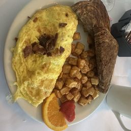 Bacon and Cheese Omelet. Bacon and Cheese Omelet.