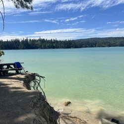Dark Day Camp Ground - View from our picnic table.