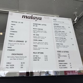 Malaya - Coffee & Tea Near Me - Arcadia, California