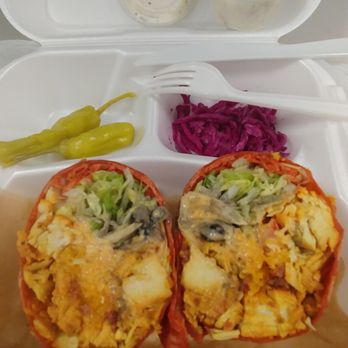 Lemon Zest Cafe - Chipotle chicken wrap. - Mediterranean Near Me - Glendale, California