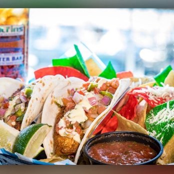 Tailfins Waterfront Grill - Fish tacos - Seafood Near Me - Destin, Florida Tailfins Waterfront Grill - Fish tacos - Seafood Near Me - Destin, Florida