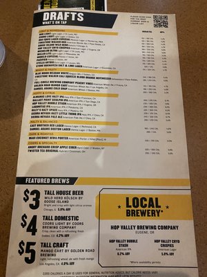 Menu photo 7 Buffalo Wild Wings Fresno, CA