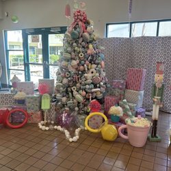 Veterans Home of California - Holiday decoration in the main lobby