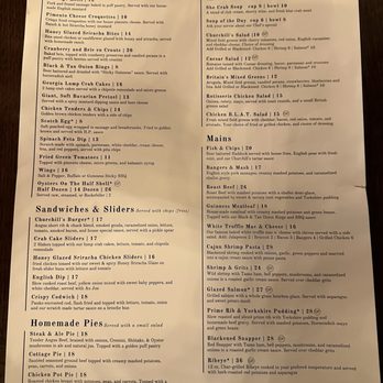 Churchill's - Menu - Pubs Near Me - Savannah, Georgia Churchill's - Menu - Pubs Near Me - Savannah, Georgia