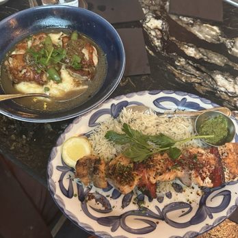 ABA - Salmon kebab - Mediterranean Near Me - Nashville, Tennessee