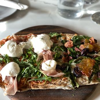 Rusticucina - Spinach and Fig Flatbread, Prosciutto e Burrata Pizza - Italian Near Me - San Diego, California Rusticucina - Spinach and Fig Flatbread, Prosciutto e Burrata Pizza - Italian Near Me - San Diego, California