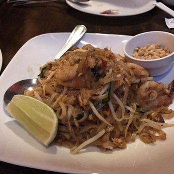 SriPraPhai Thai Restaurant - Pad thai with shrimp. So delicious!!!! - Thai Near Me - Woodside, New York
