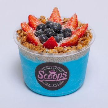 Scoops Handcrafted Acai Bowls - Blue scoops - Acai Bowls Near Me - Merced, California Scoops Handcrafted Acai Bowls - Blue scoops - Acai Bowls Near Me - Merced, California