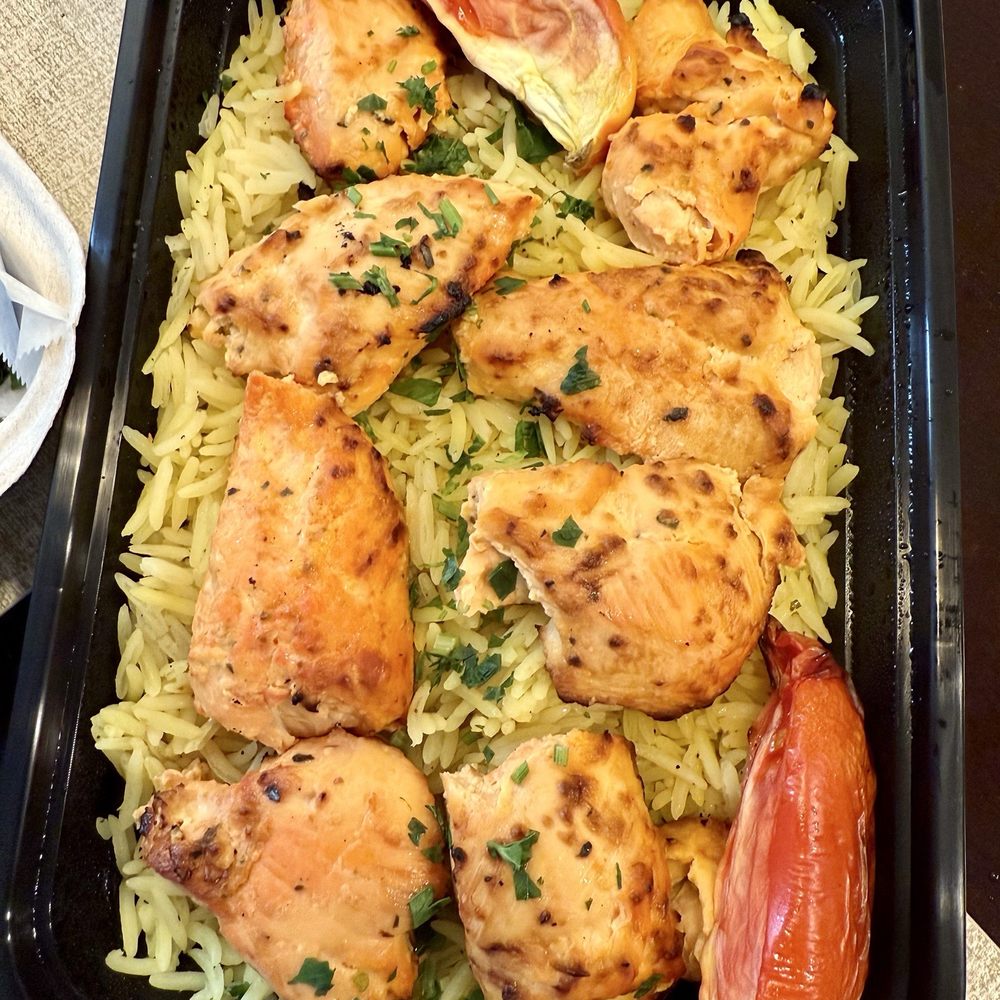 Mediterranean Kebob Station - Chicken Kabob Plate - Mediterranean Near Me - Walnut, California
