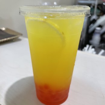 Bao Dumplings & Bao Tea - Mango tea lemonade with bursting boba - Bubble Tea Near Me - Hazlet, New Jersey Bao Dumplings & Bao Tea - Mango tea lemonade with bursting boba - Bubble Tea Near Me - Hazlet, New Jersey