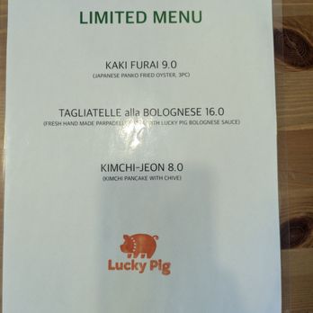Lucky Pig - Limited Menu. - Korean Near Me - Whittier, California
