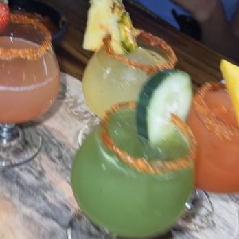 Kalaveras - $30 set of Margaritas  Pineapple - Mango - Strawberry -  Cucumber - Cocktail Bars Near Me - Bellflower, California