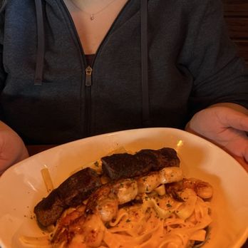 Outback Steakhouse - Steak shrimp pasta - Steakhouses Near Me - Monroe, New York
