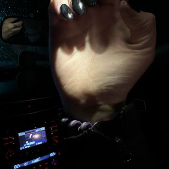 Wendy's Star Nail - This is a picture that I took in my car under the light, and you're clearly able to see the rough texture of the polish under the topcoat. - Nail Salons Near Me - Staten Island, New York Wendy's Star Nail - This is a picture that I took in my car under the light, and you're clearly able to see the rough texture of the polish under the topcoat. - Nail Salons Near Me - Staten Island, New York