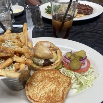 The Cheesecake Factory - Macaroni n Cheeseburger w/ Truffle Fries. - Desserts Near Me - Cerritos, California