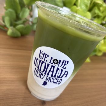Mochi Joy Donuts - Iced Matcha Latte - Donuts Near Me - Fishers, Indiana