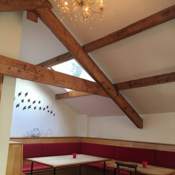 The Alpine Cafe - upstairs dining area. - Coffee & Tea Near Me - Douglas, IOM