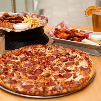 Sharkees - chicken tenders, bone-in wings, and meat lovers pizza! - American Near Me - Holland, Michigan Sharkees - chicken tenders, bone-in wings, and meat lovers pizza! - American Near Me - Holland, Michigan