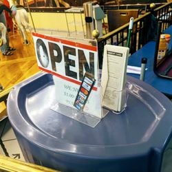 Historic Carousels - Open Sign