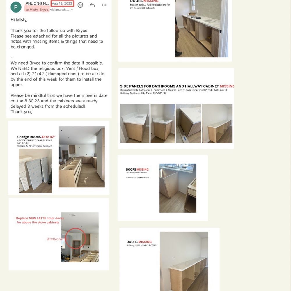 Premium Cabinets - Cabinets were 7 weeks overdue - Kitchen & Bath Near Me - Tustin, California Premium Cabinets - Cabinets were 7 weeks overdue - Kitchen & Bath Near Me - Tustin, California