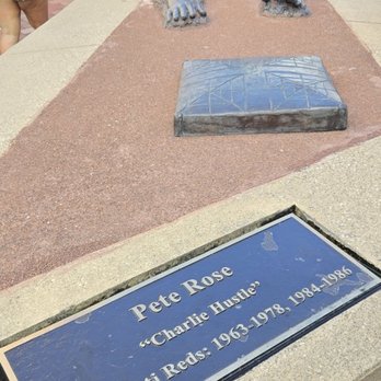 Great American Ball Park - Pete Rose statue. - Stadiums & Arenas Near Me - Cincinnati, Ohio
