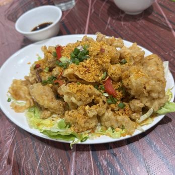 愛文生 - Salt & pepper ink fish HK$138 3/20/26 - Hong Kong Style Cafe Near Me - Hong Kong, HK