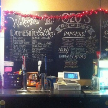 Geo's Pool And Pub - Beer list. - Sports Bars Near Me - Tallahassee, Florida