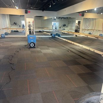 Steam Master Cleaning - Here is the pretty plain room. Easy carpet. Showing the equipment we had to rent to try to remedy the issue. - Carpet Cleaning Near Me - Austin, Texas