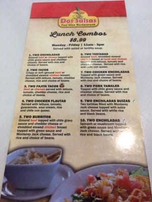 Menu photo 8 Dos Salsas Tex-Mex Restaurant Cedar Park, TX Menu photo 8 Dos Salsas Tex-Mex Restaurant Cedar Park, TX