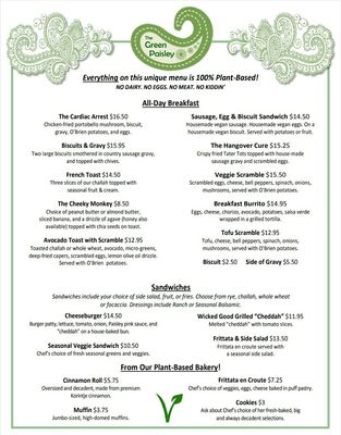 Menu photo 4 Dirtbag Tea Cafe Orangevale, CA