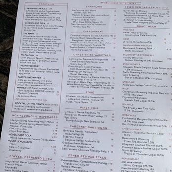 Saint & Second - Menu - New American Near Me - Long Beach, California Saint & Second - Menu - New American Near Me - Long Beach, California