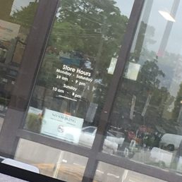 The store times....(correct)