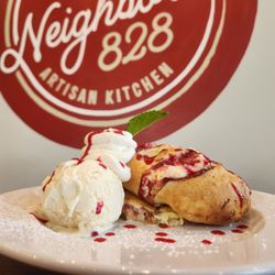 Neighbors 828 Artisan Kitchen - Raspberry Cheesecake Delight!