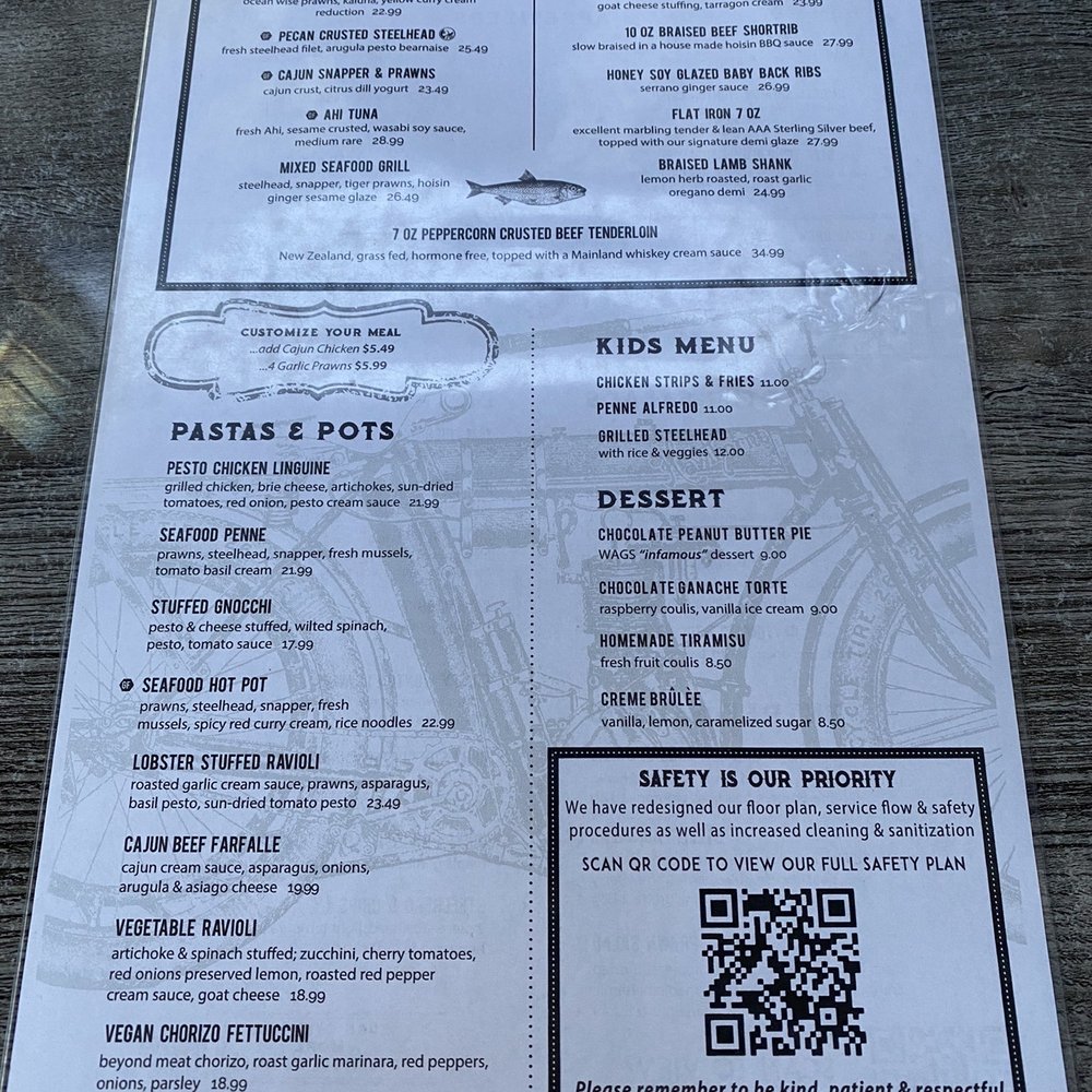 WAG Washington Avenue Grill - American Near Me - White Rock, British Columbia